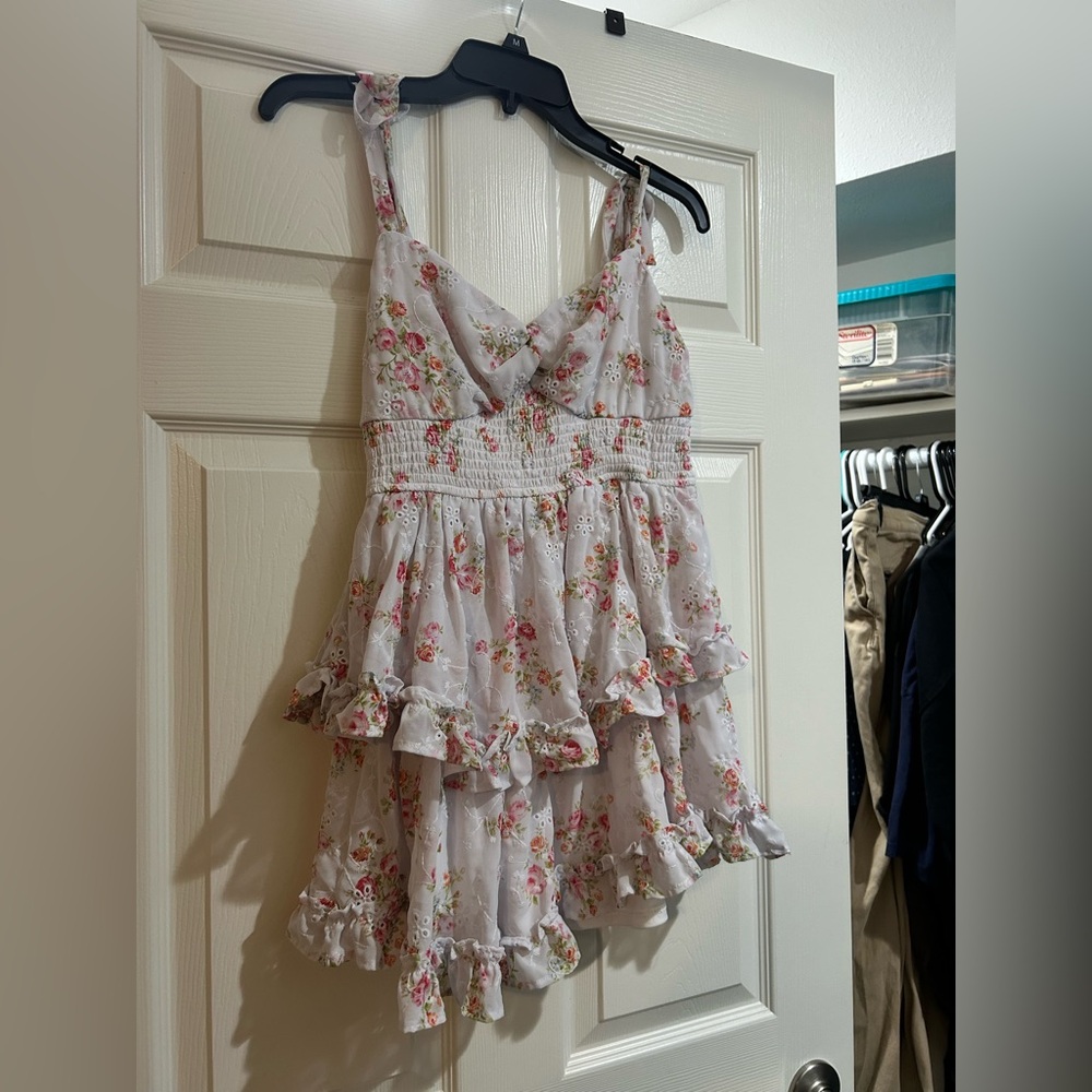 Floral Ruffle Dress